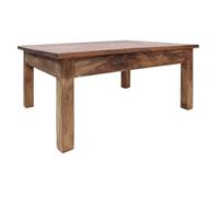 AX Tavolino Caffè Legno Massello Recuperato Salotto 98x73x45cm Relax new 244493
