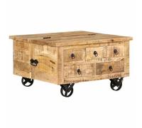 vidaXL Tavolino da Caffè in Legno Tavola Tavolo Tavolinetto da Salotto Salone
