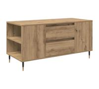 vidaXL Tavolino da caffè, perfetto per il soggiorno. Arredamento rustico, con spazio per riporre cose. Ha una forma rettangolare e un design decorativo per la casa.