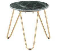 vidaXL Tavolino da caffè Tavolo Basso Tavolinetto Tavolino da tè Tavolino di Servizio Tavolo da Salotto Verde 40x40x40 cm Pietra Vera Testura Marmo