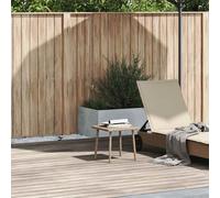 vidaXL Tavolino da Giardino Rettangolare Beige 40x40x37 cm Polyrattan