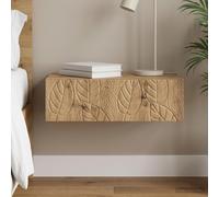 vidaXL Tavolino da Parete Laterale 59 x 34,5 x 17 cm