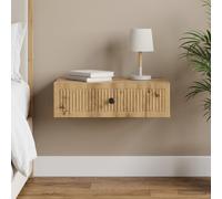 vidaXL Tavolino da Parete Laterale 59 x 34,5 x 17 cm