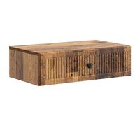 vidaXL Tavolino da Parete Laterale Legno antico 59 x 34,5 x 17 cm