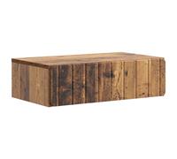 vidaXL Tavolino da Parete Laterale Legno antico 59 x 34,5 x 17 cm