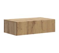 vidaXL Tavolino da Parete Laterale Rovere Artigianale
