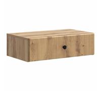 vidaXL Tavolino da Parete Laterale Rovere Artigianale