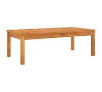 vidaXL Tavolino da Salotto 100x50x33 cm in Legno Massello di Acacia