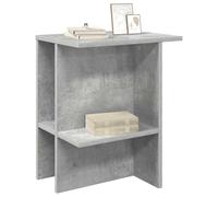 vidaXL Tavolino da salotto 2 pcs Grigio Cemento 40 x 30 x 49 cm, Tavolino da caffè moderno, design minimalista, legno resistente, 2 ripiani, spazio ampio, elegante e pratico