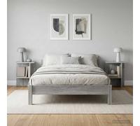 vidaXL Tavolino da salotto 2 pcs Grigio Sonoma 40 x 30 x 49 cm, Tavolino da caffè moderno, design minimalista, legno resistente, 2 ripiani, spazio ampio, elegante e pratico