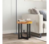 vidaXL Tavolino da Salotto 40x45 cm Legno Massello Teak e Poliresina