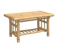 vidaXL Tavolino da Salotto 70x45x36 cm in Bambù, tavolino da soggiorno, tavolino d'accento, tavolino basso, tavolino da divano, tavolino