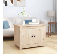 VIDAXL - Tavolino Da Salotto 71x49x55 Cm In Legno Massello Di Pino