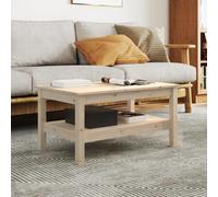 VIDAXL - Tavolino Da Salotto 80x50x40 Cm Legno Massello Di Pino
