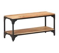 vidaXL Tavolino da Salotto 90x30x40 cm in Legno Massello di Acacia