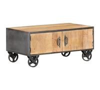 VIDAXL - Tavolino Da Salotto 90x50x39 Cm In Legno Massello Di Recupero
