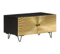 VIDAXL - Tavolino da Salotto 90x50x45 cm in Legno Massello di Mango