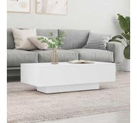VIDAXL - Tavolino Da Salotto Bianco 100x49,5x31 Cm In Legno Multistrato