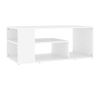vidaXL Tavolino da Salotto Bianco 100x50x40 cm in Legno Multistrato