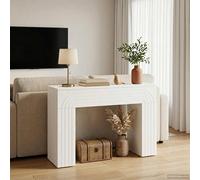 vidaXL Tavolino da salotto Bianco 102 x 35 x 75 cm