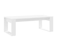 vidaXL Tavolino da Salotto Bianco 102x50x35 cm in Legno Multistrato