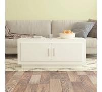 vidaXL Tavolino da Salotto Bianco 102x50x45 cm in Legno Multistrato