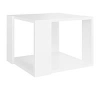 vidaXL Tavolino da Salotto Bianco 40x40x30 cm in Legno Multistrato
