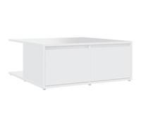 VIDAXL - Tavolino da Salotto Bianco 80x80x31 cm in Legno Multistrato