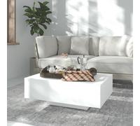 vidaXL Tavolino da Salotto Bianco 85x55x31 cm in Legno Multistrato