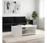 vidaXL Tavolino da salotto Bianco 90 x 50 x 33 cm Legno ingegnerizzato