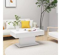 VIDAXL - Tavolino da Salotto Bianco 96x50x45 cm in Legno Multistrato