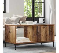 vidaXL Tavolino da salotto con cassetto Legno vecchio 90 x 49 x 46 cm