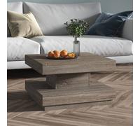 vidaXL Tavolino da Salotto Grigio 60x60x35 cm in MDF