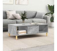 vidaXL Tavolino da salotto Grigio cemento 102 x 55 x 35 cm