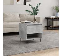 vidaXL Tavolino da Salotto Grigio Cemento 50x46x50cm Legno Multistrato