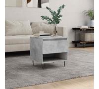 AX Tavolino Salotto Scomparto 50x46x50cm Cassetto Sala Grigio Soggiorno + 830916