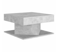 vidaXL Tavolino da Salotto Grigio Cemento 57x57x30cm Legno Multistrato