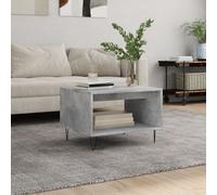 vidaXL Tavolino da Salotto Grigio Cemento 60x50x40cm Legno Multistrato