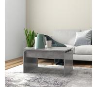 vidaXL Tavolino da Salotto Grigio Cemento 68x50x38 cm in Truciolato