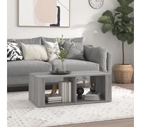 vidaXL Tavolino da Salotto Grigio Sonoma 100x50x36cm Legno Multistrato