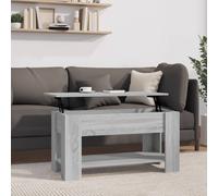 vidaXL Tavolino da Salotto Grigio Sonoma 101x49x52cm Legno Multistrato