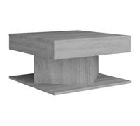 vidaXL Tavolino da Salotto Grigio Sonoma 57x57x30 cm Legno Multistrato