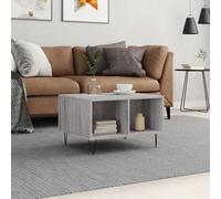 vidaXL Tavolino da Salotto grigio sonoma 60x50x36,5 cm in Multistrato