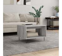 vidaXL Tavolino da Salotto Grigio Sonoma 60x50x40 cm Legno Multistrato