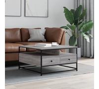 VIDAXL - Tavolino Da Salotto Grigio Sonoma 80x80x45 Cm Legno Multistrato