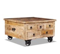 vidaXL Tavolino da Caffè in Legno Tavola Tavolo Tavolinetto da Salotto Salone