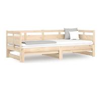 AX Dormeuse Divano Letto Estraibile 193.5x181x66cm Telaio Pino Massello + 820322