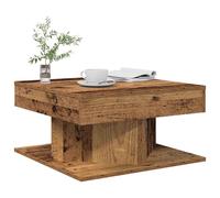 vidaXL Tavolino da Salotto Legno Antico 55x55x30 cm Legno Multistrato