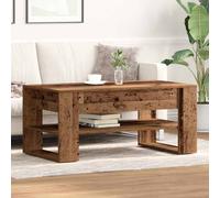 vidaXL Tavolino da Salotto Legno Vecchio 102 x 55 x 45 cm, Tavolino da caffè Moderno per Il Soggiorno, Elegante e Pratico, in Legno ingegnerizzato, Design Minimalista