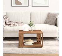 vidaXL Tavolino da caffè Legno Storicizzato 51,5x51,5x30 cm Legno ingegnerizzato